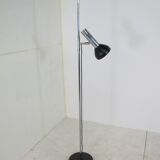 Lampadaire réglable en acier plaqué Chrome du milieu du siècle de Gepo, années 1960
