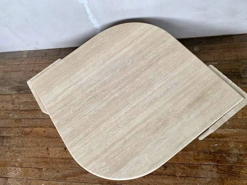 Roche bobois eye shaped coffee table year 1970