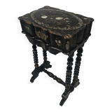 Napoleon III worker in blackened wood gilded