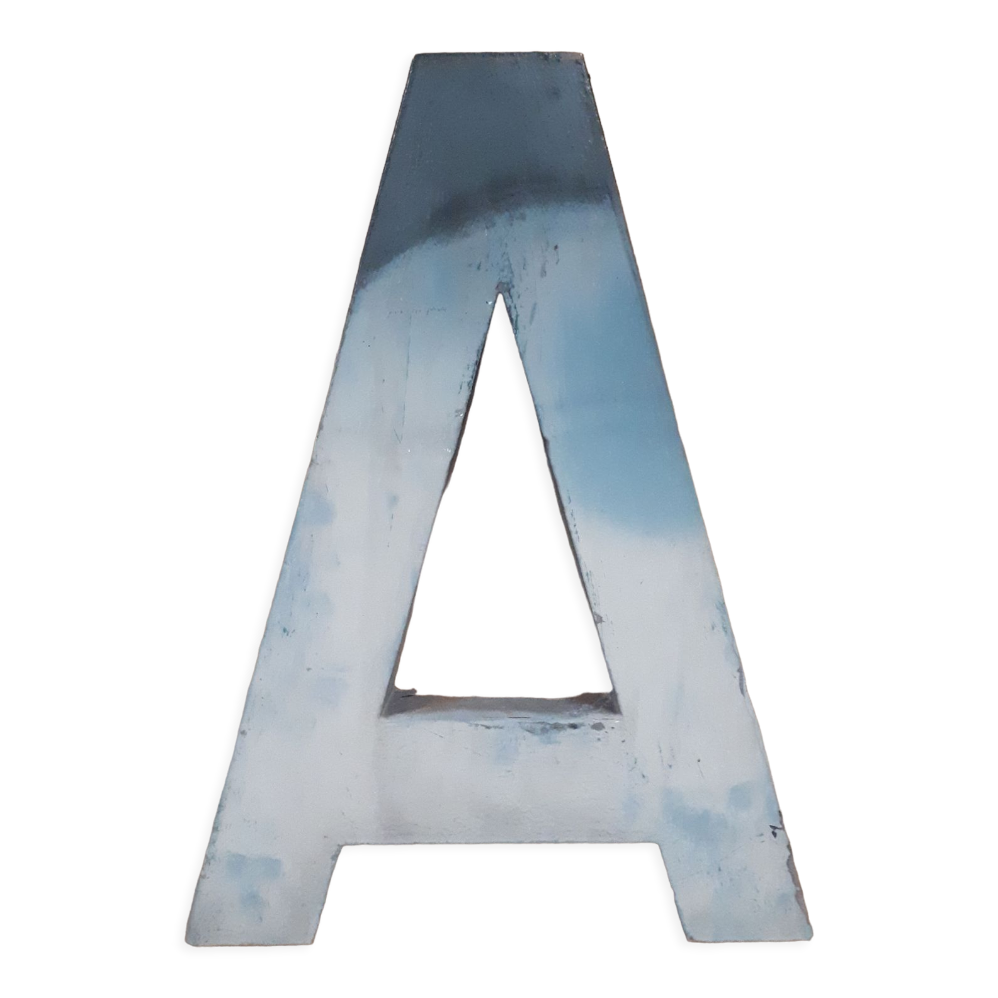 Letter of sign A vintage metal 1950-1960