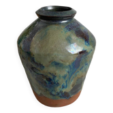 Vase en terre cuite vernissée