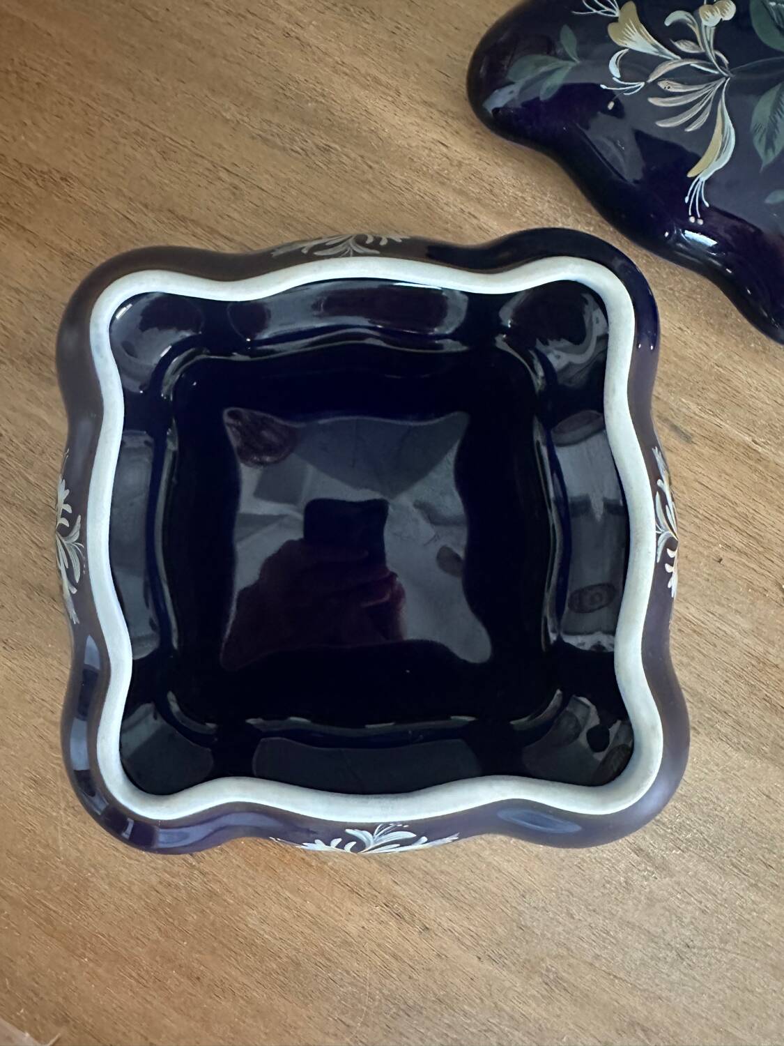 Small ceramic candy box