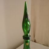 Green ribbed oblong pitcher of the 1960s