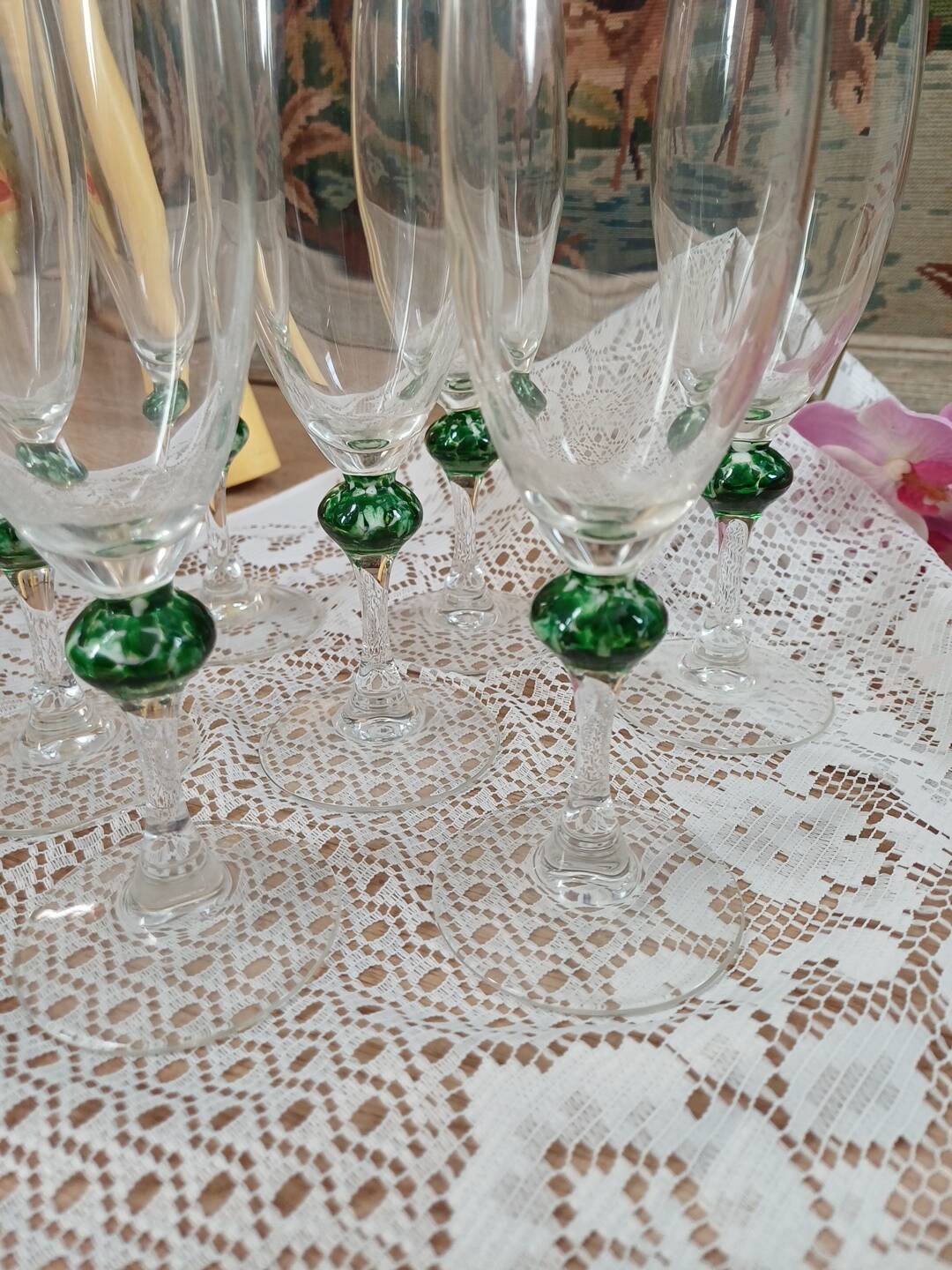 Arc luminarc champagne flutes