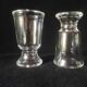 Deux verres à liqueur de bistrot