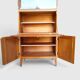 Vintage oak secretary with chestnut inlays – 1960