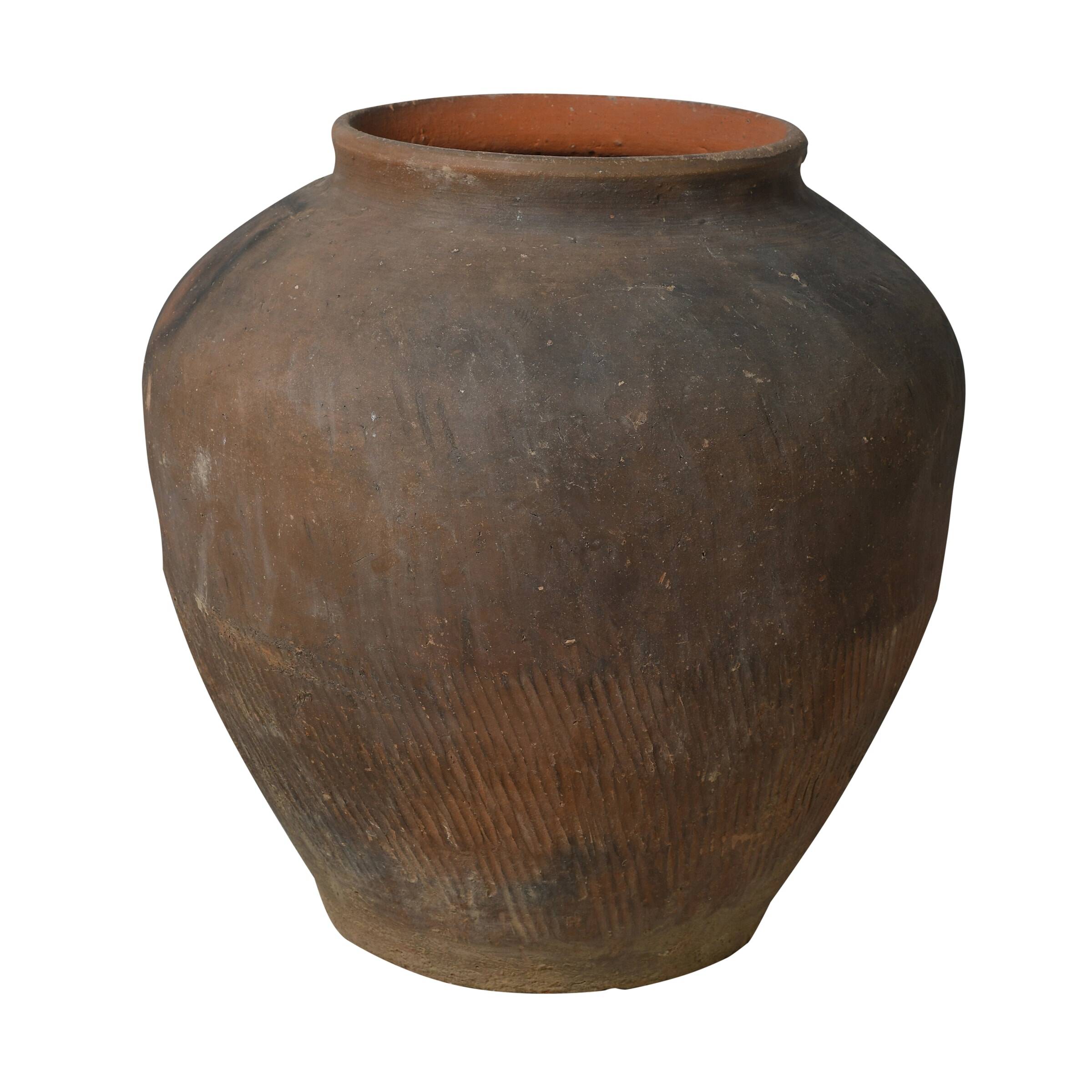 Shantou – Grand ancient Chinese terracotta pot no. 3