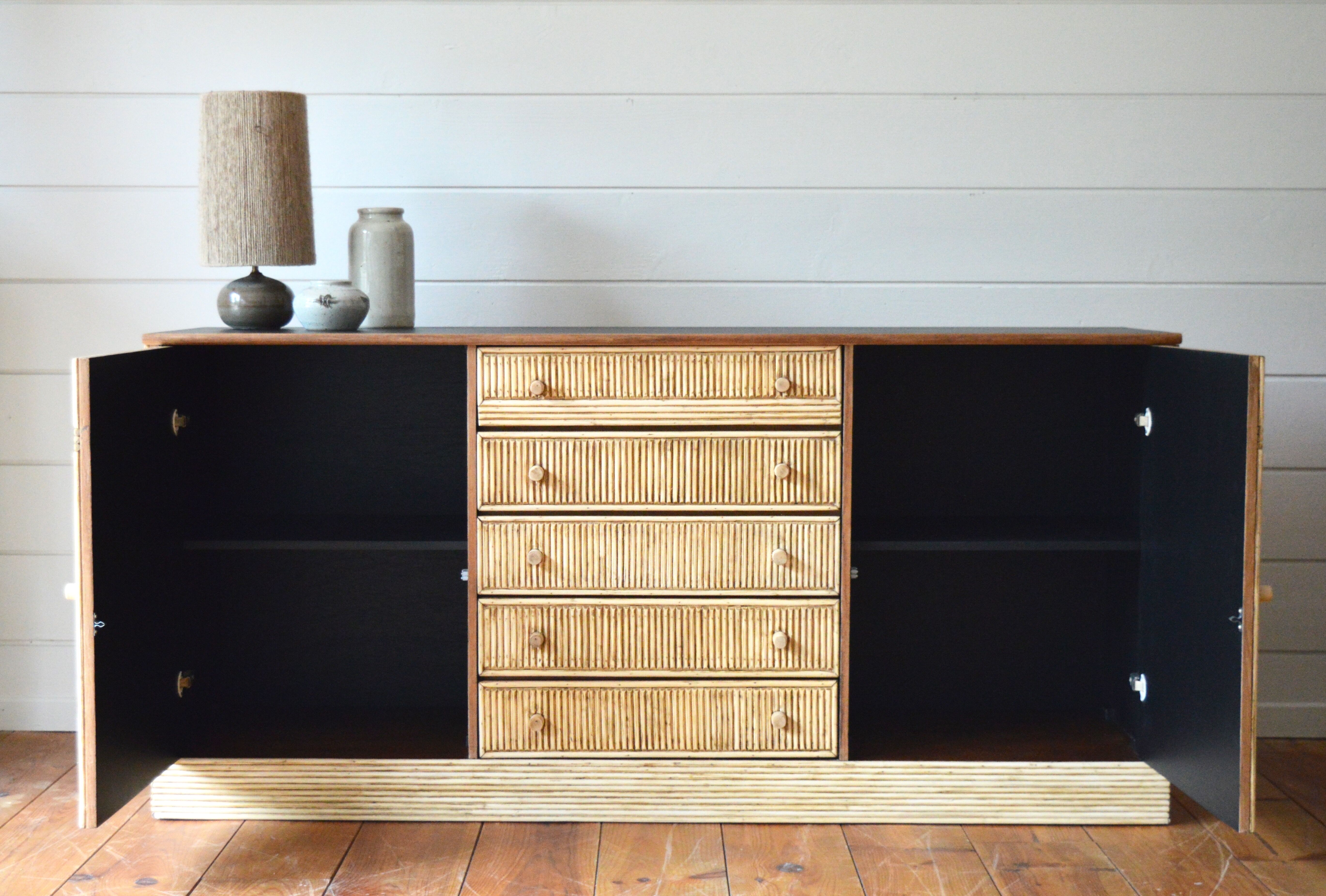 Rattan sideboard