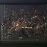 Painting old abstract composition abstraction xxth