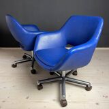 Set of mid-century office chairs by Stol Kamnik, Yugoslavia, 1980s Set of 2