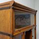 Bibliothèque Barristers en chêne vintage par Heinrich Zeiss Allemagne