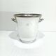 Silver-plated champagne bucket with fluting