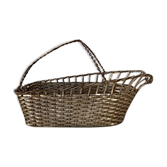 Metal basket for wine