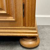 Mid 20th century solid oak brutalist sideboard