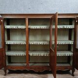 Louis XV style bookcase in walnut circa 1850-1880