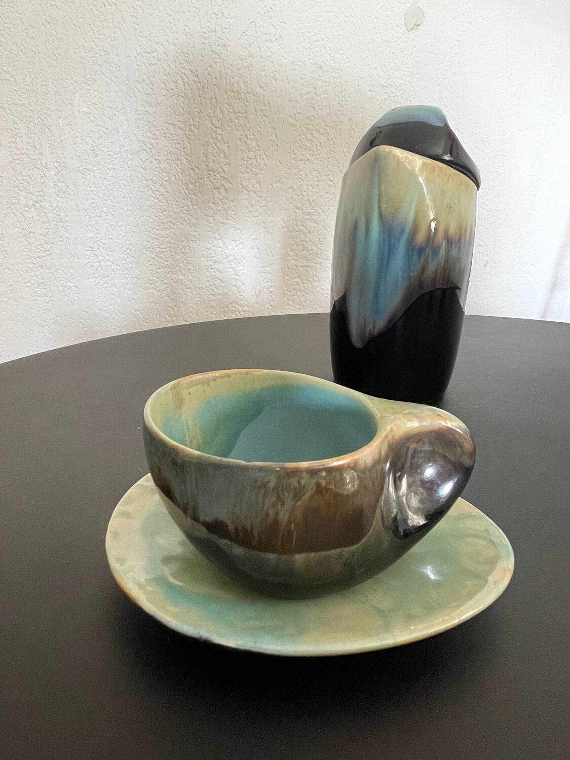Vallauris ceramic coffee service from the 60s