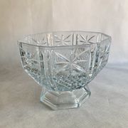 Plat de fruits en verre, années 1960