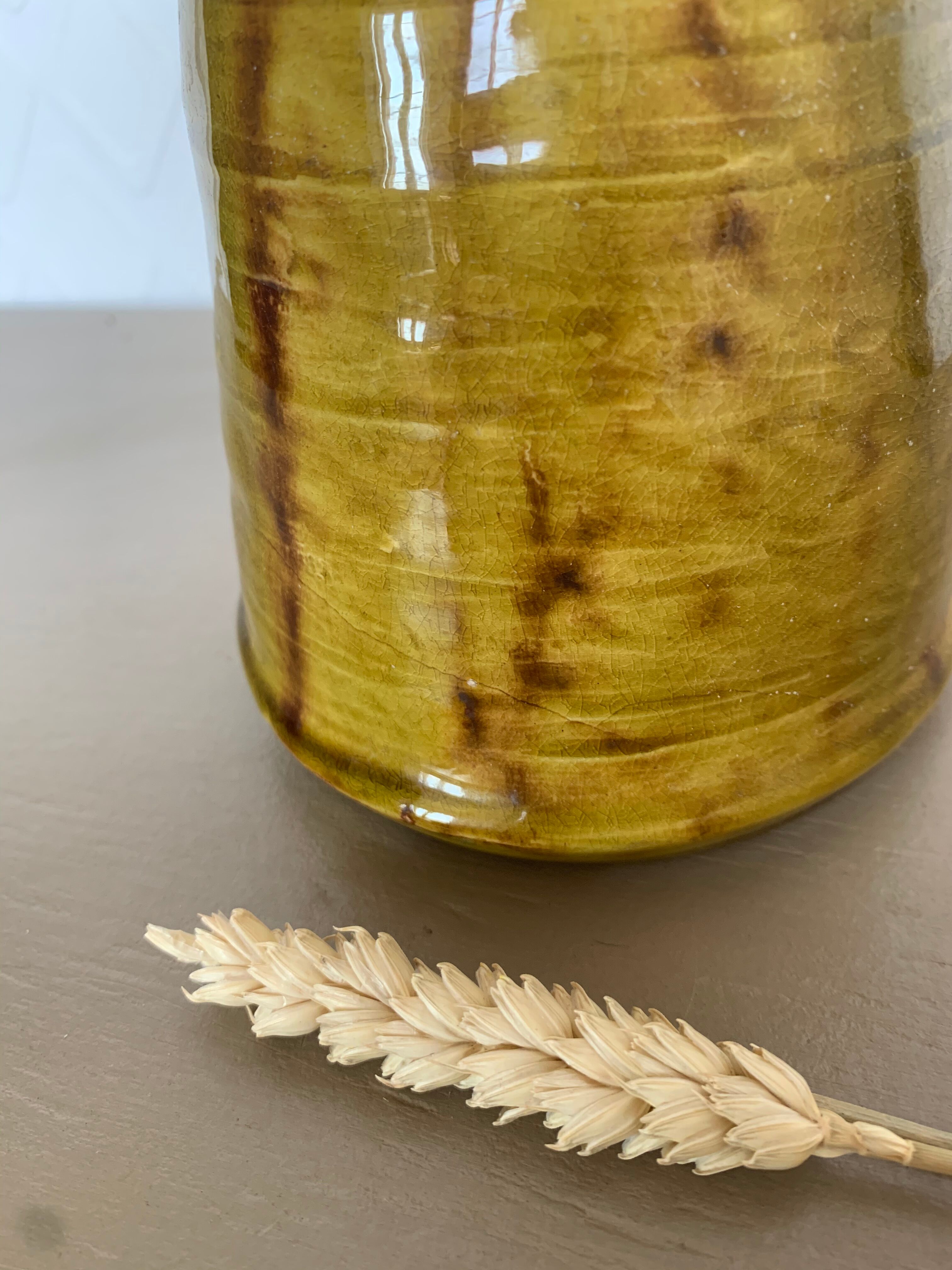 Vase en grès vernissé