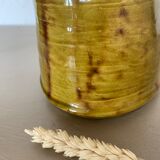 Glassed sandstone vase