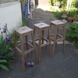 Laboratory workshop stool from the 50s/60s