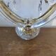 pair of double wall sconces with crystal pendants, made in Italy