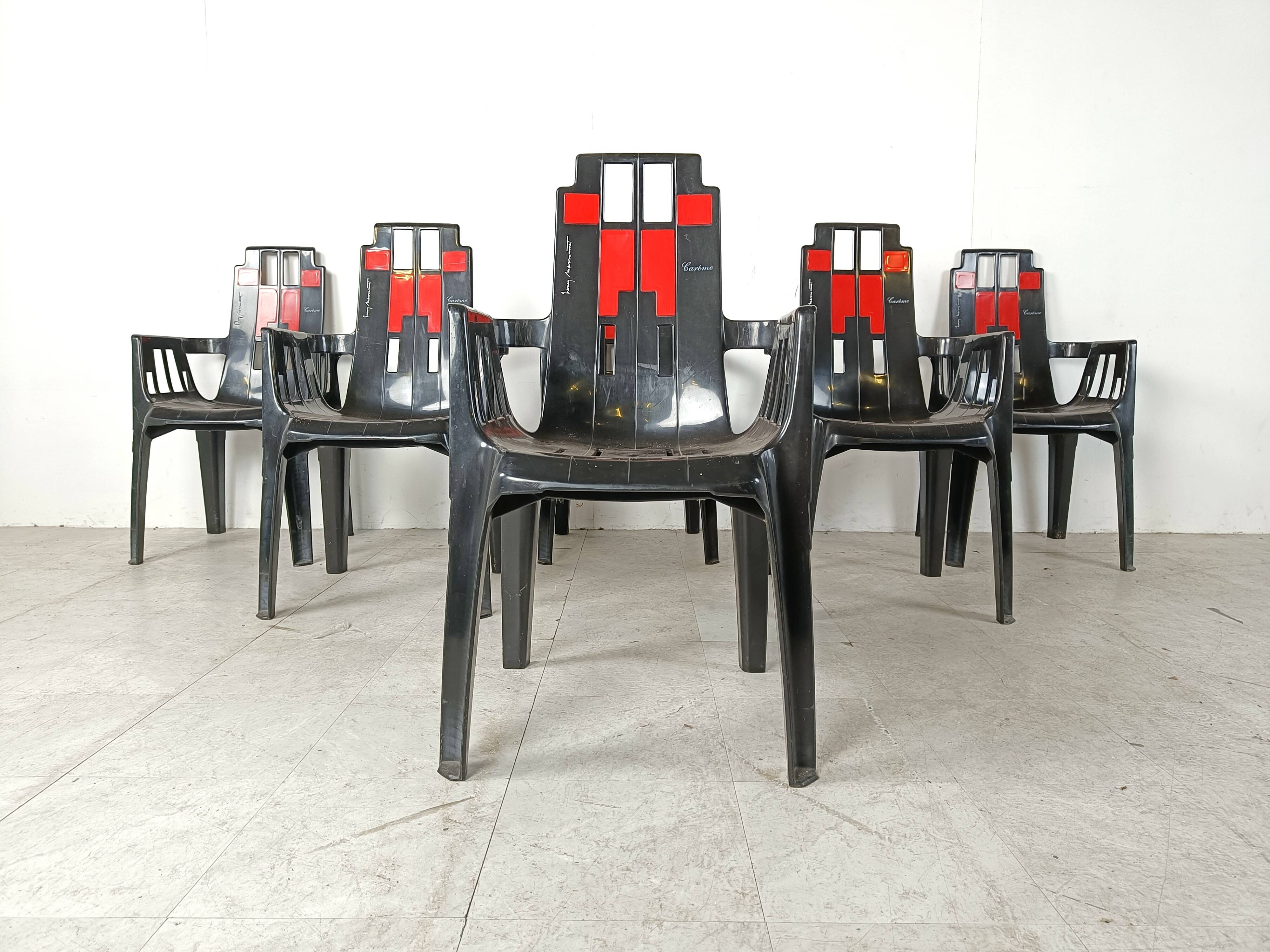 Boston Chairs by Pierre Paulin for Henry Massonnet, 1988, Set of 6