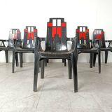 Boston Chairs by Pierre Paulin for Henry Massonnet, 1988, Set of 6
