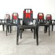 Boston Chairs by Pierre Paulin for Henry Massonnet, 1988, Set of 6