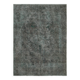 Hand-Knotted Persian Vintage 1970s 297 cm x 399 cm Grey Wool Carpet