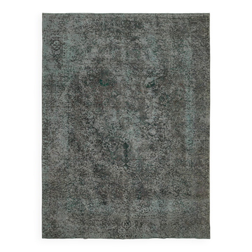 Hand-Knotted Persian Vintage 1970s 297 cm x 399 cm Grey Wool Carpet