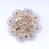 Lampe fleur en cristal Ernst Palme, années 1970