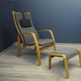 Fauteuil Scandinave avec Repose-Pieds