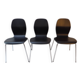 Ilmari Lappalainen - A set of three 'Columna' chairs for Asko. Ca. 1956. Fi