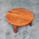 Brutalist Handcrafted Oak Coffee Table, Netherlands, 1950s