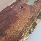 Miroir mercure en bois peint XIXème