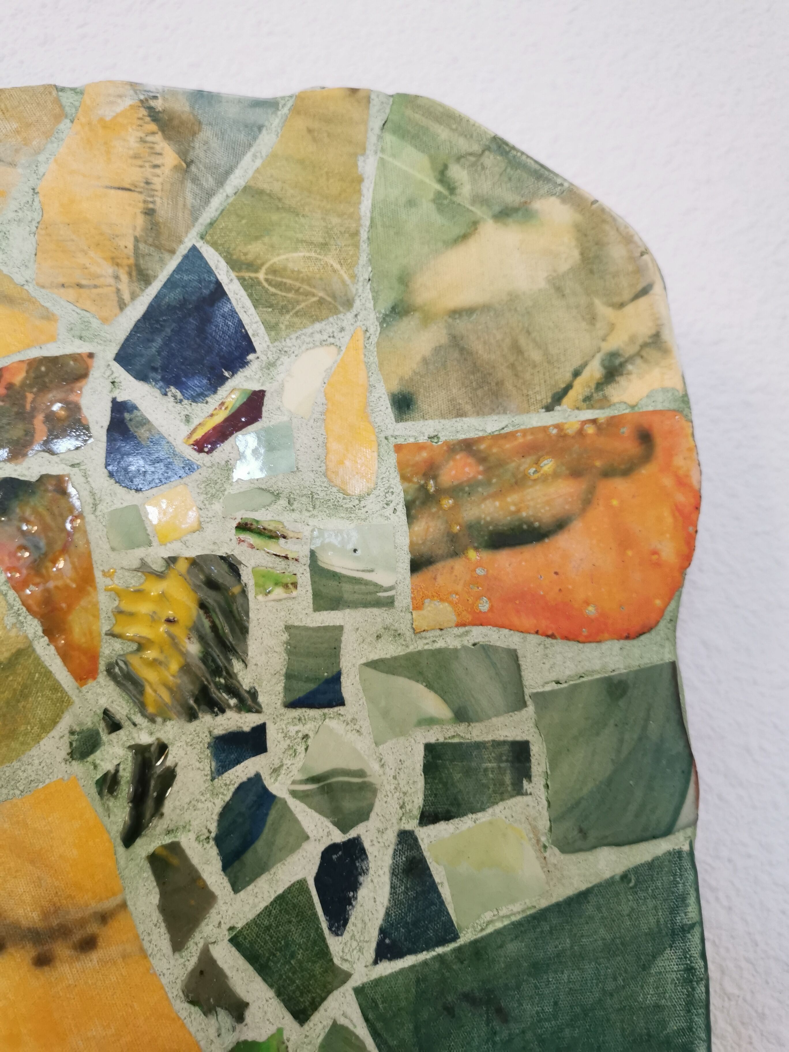 Vintage mosaic mirror 60x45cm