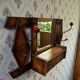 Wall cabinet with coat rack