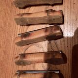 6 knife doors in bamboo and metal