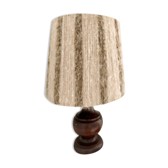 Table lamp lampshade vintage wool