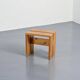 Tabouret en pin massif, Les Arcs