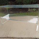 Vintage plexiglass table 1960s / 1970s