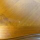 Vintage Louis XV style nesting tables in cherry wood