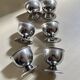 Coquetiers en inox vintage