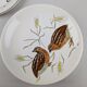 Gien service model birds in polychrome earthenware hand painted
