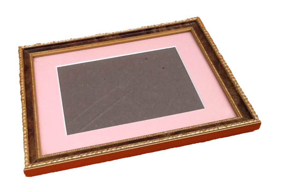 Wooden frame with gilding