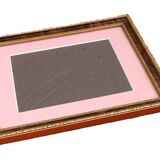 Wooden frame with gilding