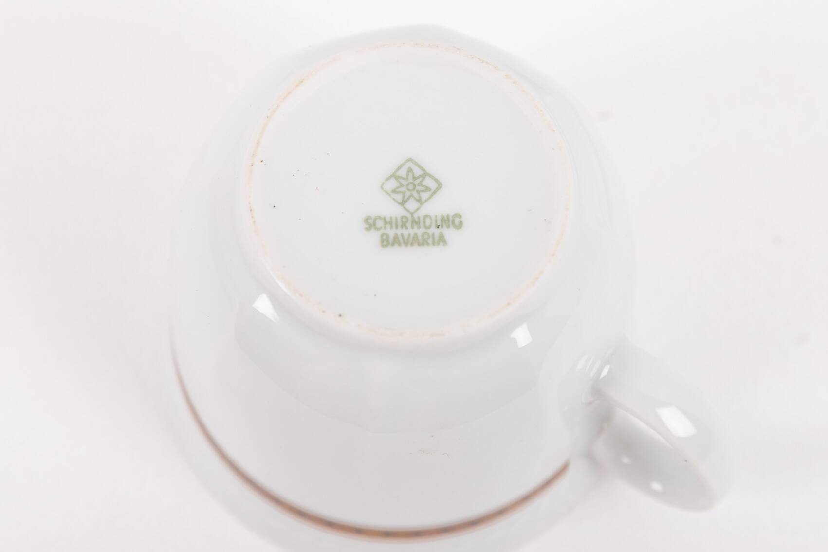 Vintage porcelain coffee/tea set from Schirnding Bavaria, 1970’s