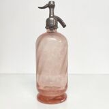 Siphon bistrot glass relief pink Machecoul Loire Atlantique