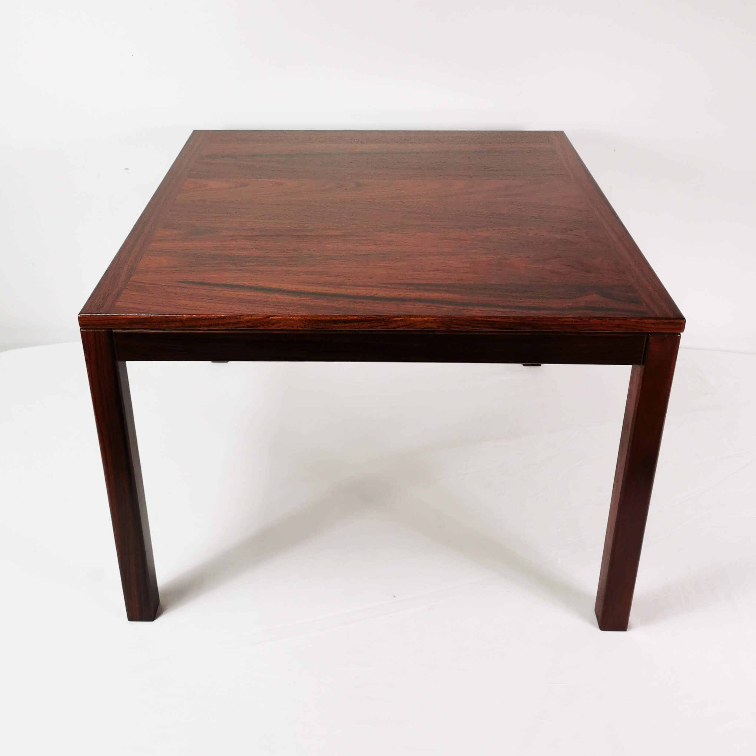 Mahogany Coffee Table, Vejle Stole, Denmark, 1970s