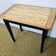 Farm table with tapered feet